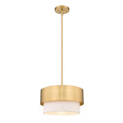 1 Light Pendant-White