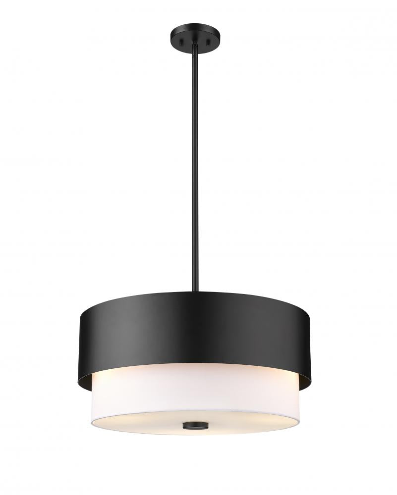 Z-Lite Lighting 495P18-MB Pendant Art Deco - Black