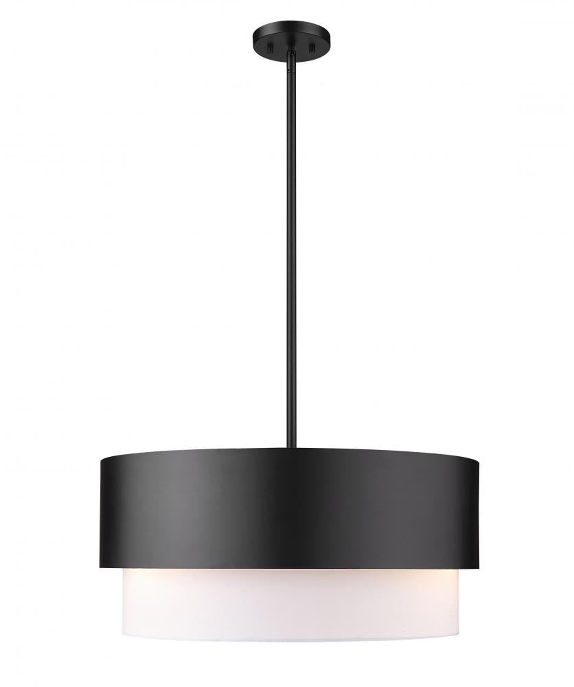 Z-Lite Lighting 495P18-MB Pendant Art Deco - Black