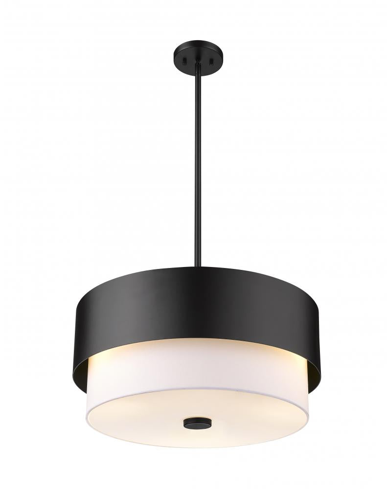 Z-Lite Lighting 495P18-MB Pendant Art Deco - Black