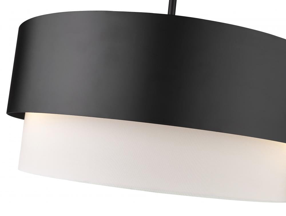 Z-Lite Lighting 495P18-MB Pendant Art Deco - Black