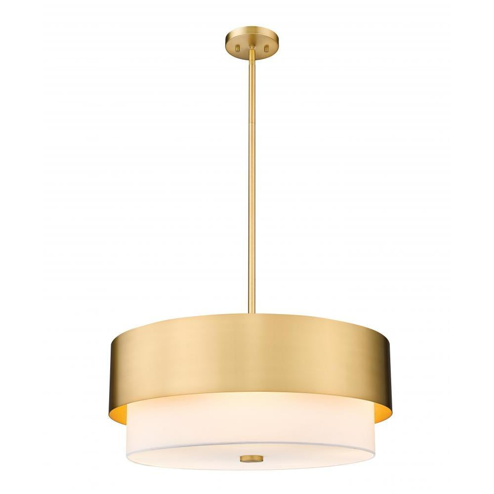 5 Light Chandelier-White