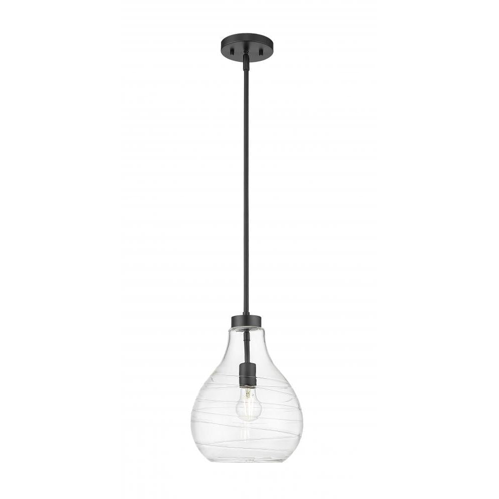 1 Light Pendant-Clear