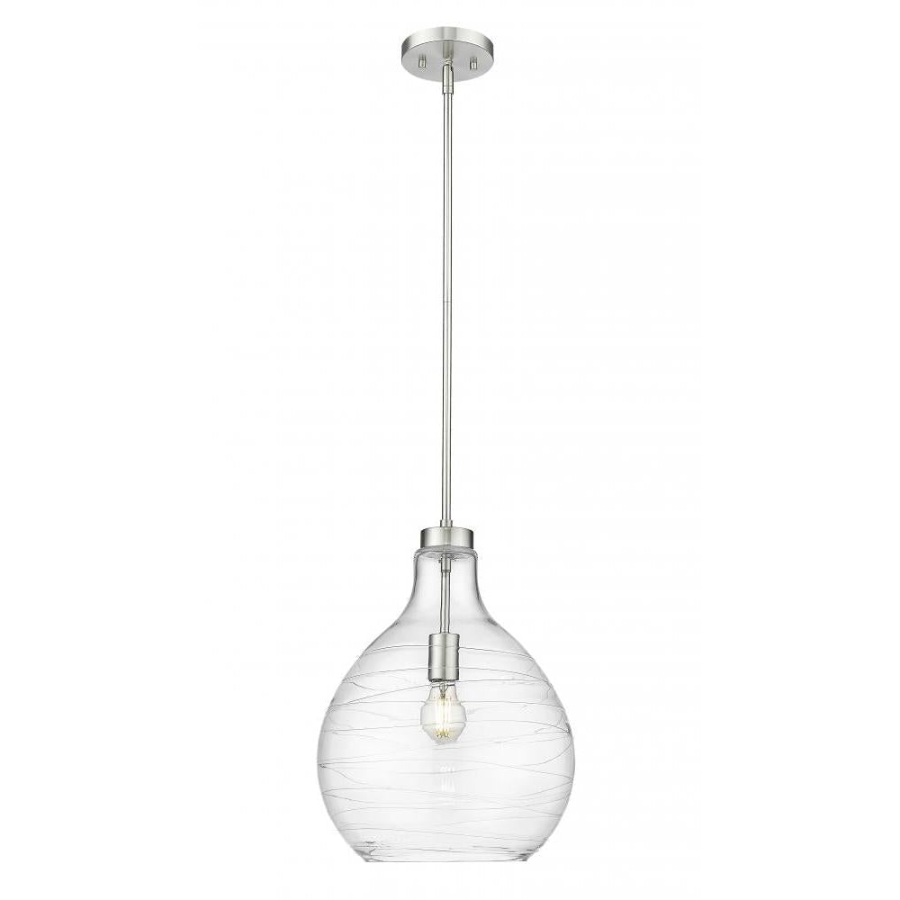 1 Light Pendant-Clear