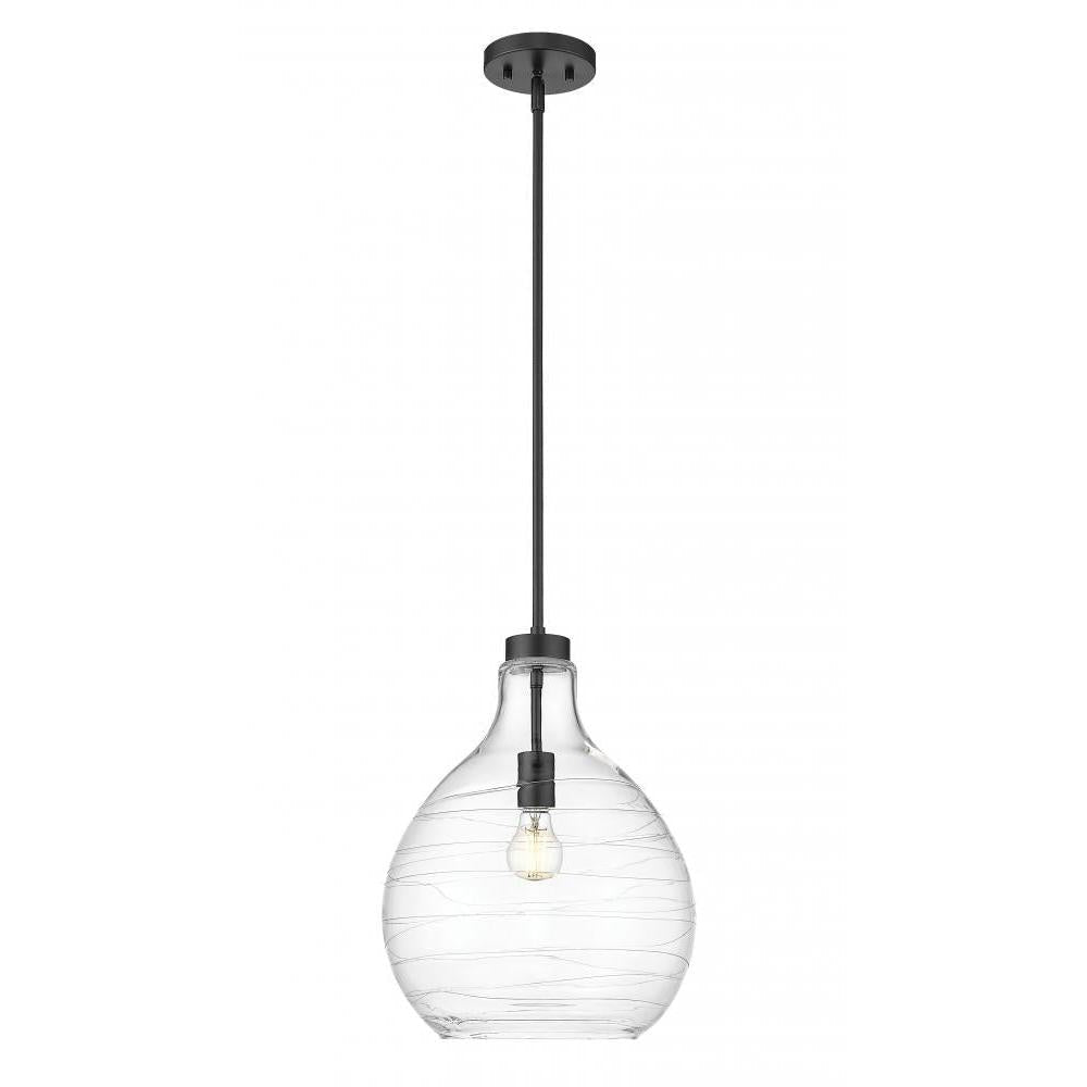 1 Light Pendant-Clear