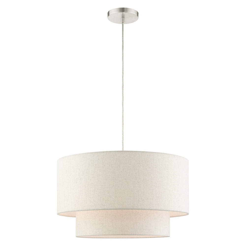 Livex Lighting BLOSSOM 49803-91 Pendant Casual - Brushed Nickel