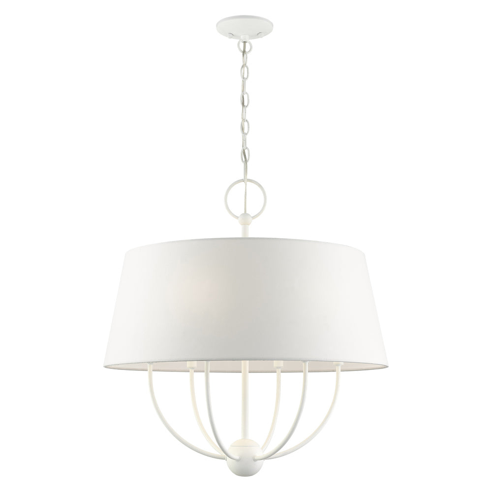 Livex Lighting RIDGECREST 49846-03 Pendant Casual - White