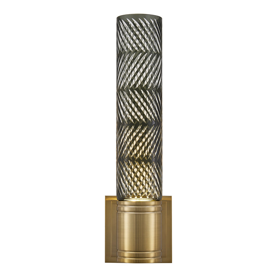 Kiriko 16.25-in (6-watt) LED Winter Brass Wall Sconce
