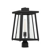 Denver 1-Light Outdoor Post Lantern in Matte Black