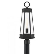 Payne 1-Light Outdoor Post Lantern in Matte Black