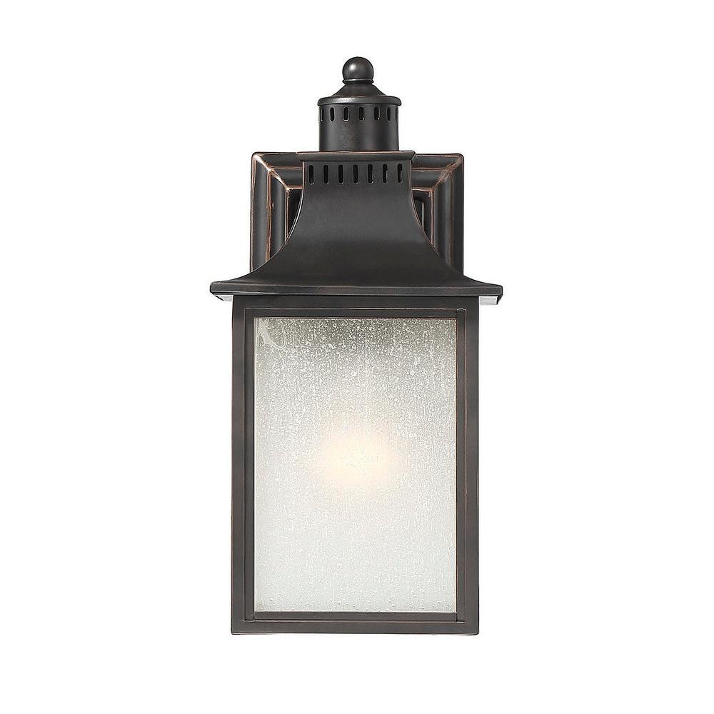 Monte Grande 1-Light Outdoor Wall Lantern in Slate
