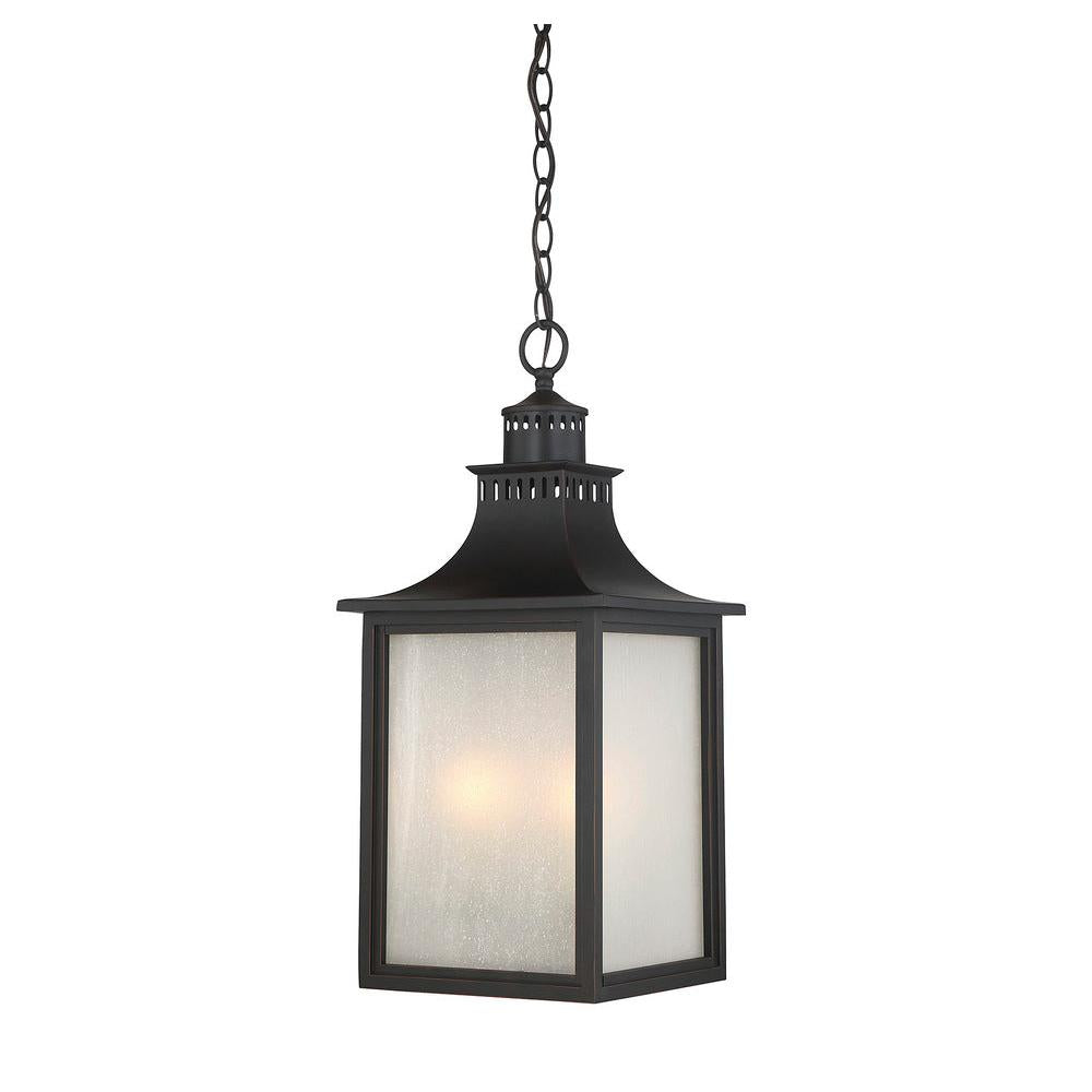 Monte Grande 3-Light Outdoor Hanging Lantern in English Bronze