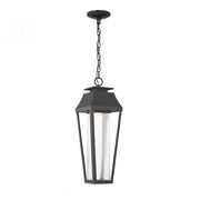 Brookline LED Outdoor Dark Sky Hanging Lantern in Matte Black