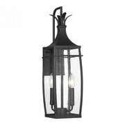 Montpelier 2-Light Outdoor Wall Lantern in Matte Black