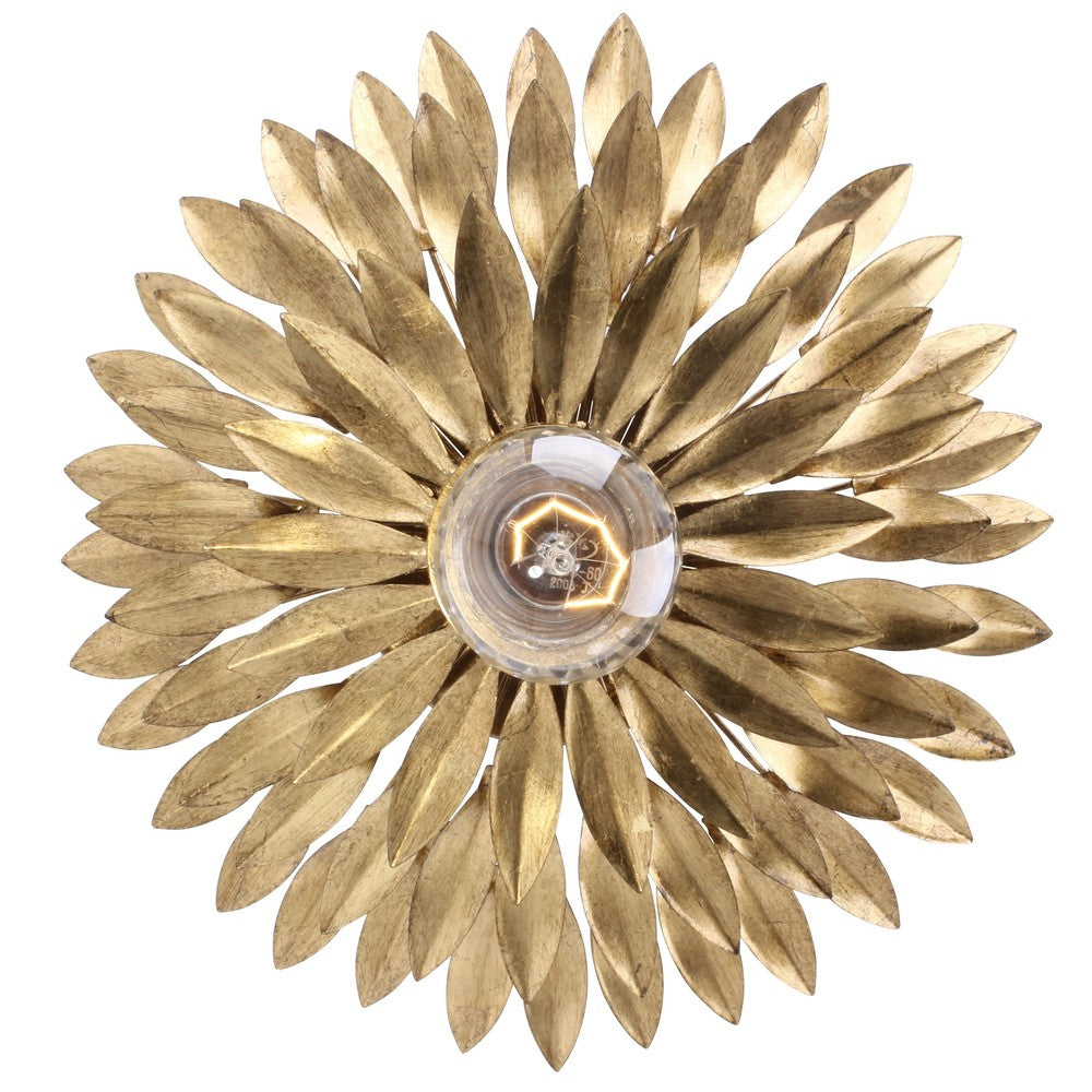 Crystorama BROCHE 500-GA Sconce Contemporary - Antique Gold