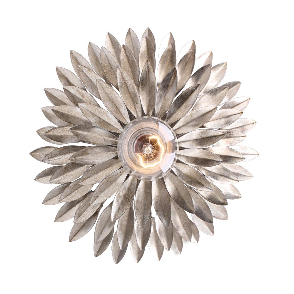 Crystorama BROCHE 500-SA Sconce Contemporary - Antique Silver