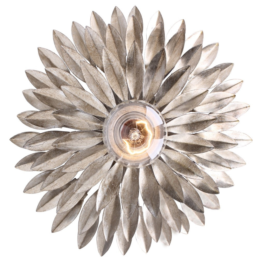 Crystorama BROCHE 500-SA Sconce Contemporary - Antique Silver