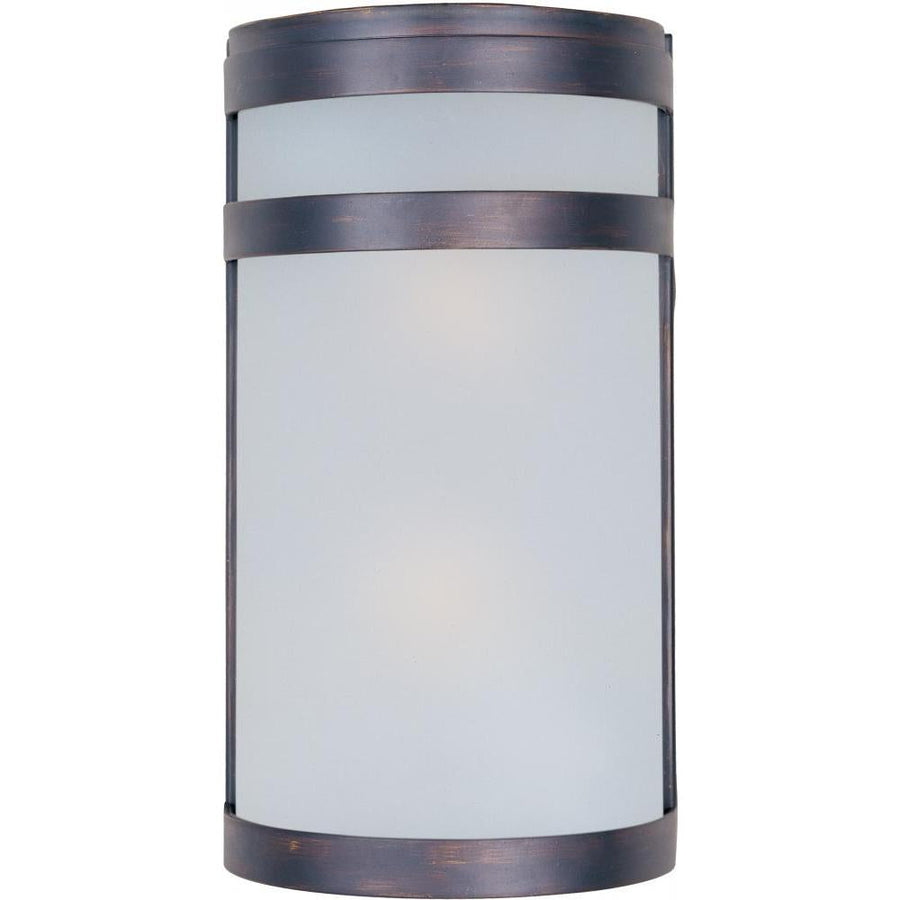 Maxim Lighting 5002FTOI Arc 6.5 Inch Outdoor Wall Lantern – Oil Rubbed Bronze
