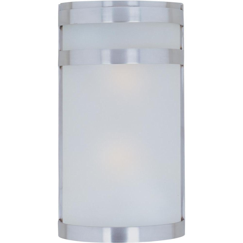 Maxim Lighting 5002FTSST Arc 6.5 Inch Outdoor Wall Lantern – Stainless Steel