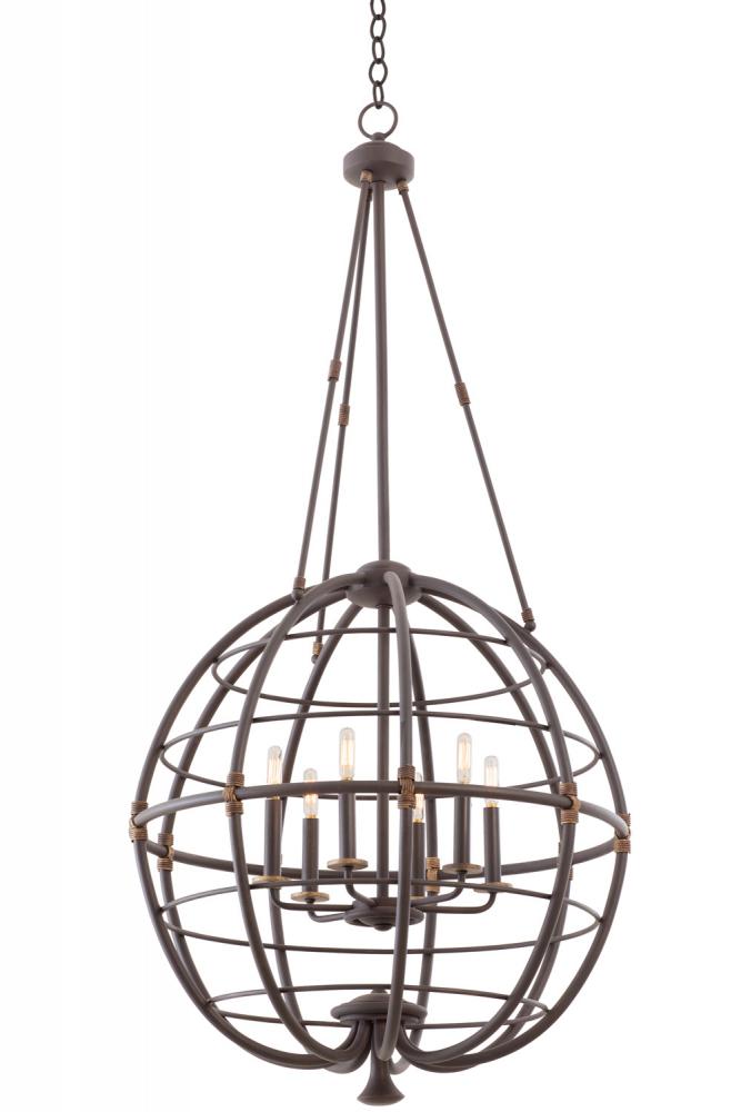 Kalco Lighting LARSON 500452TP Pendant Industrial - Brown