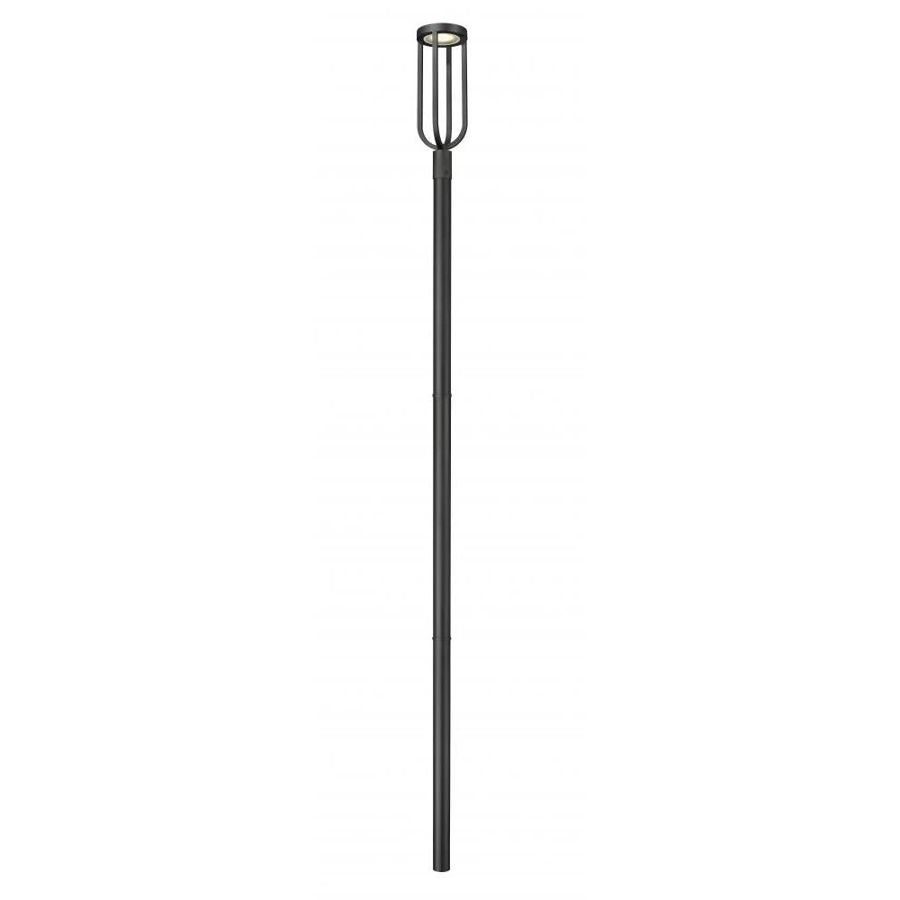 1 Light Outdoor Post Mounted Fixture-Sand Blast