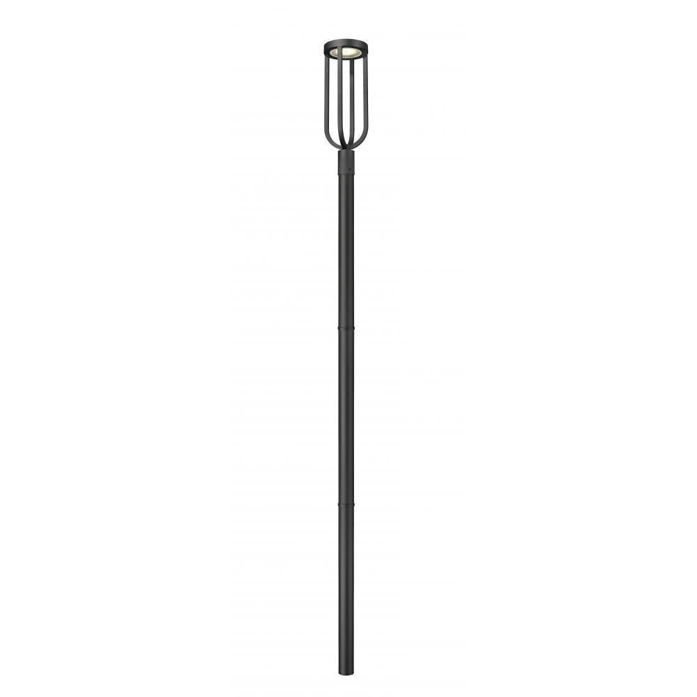1 Light Outdoor Post Mounted Fixture-Sand Blast