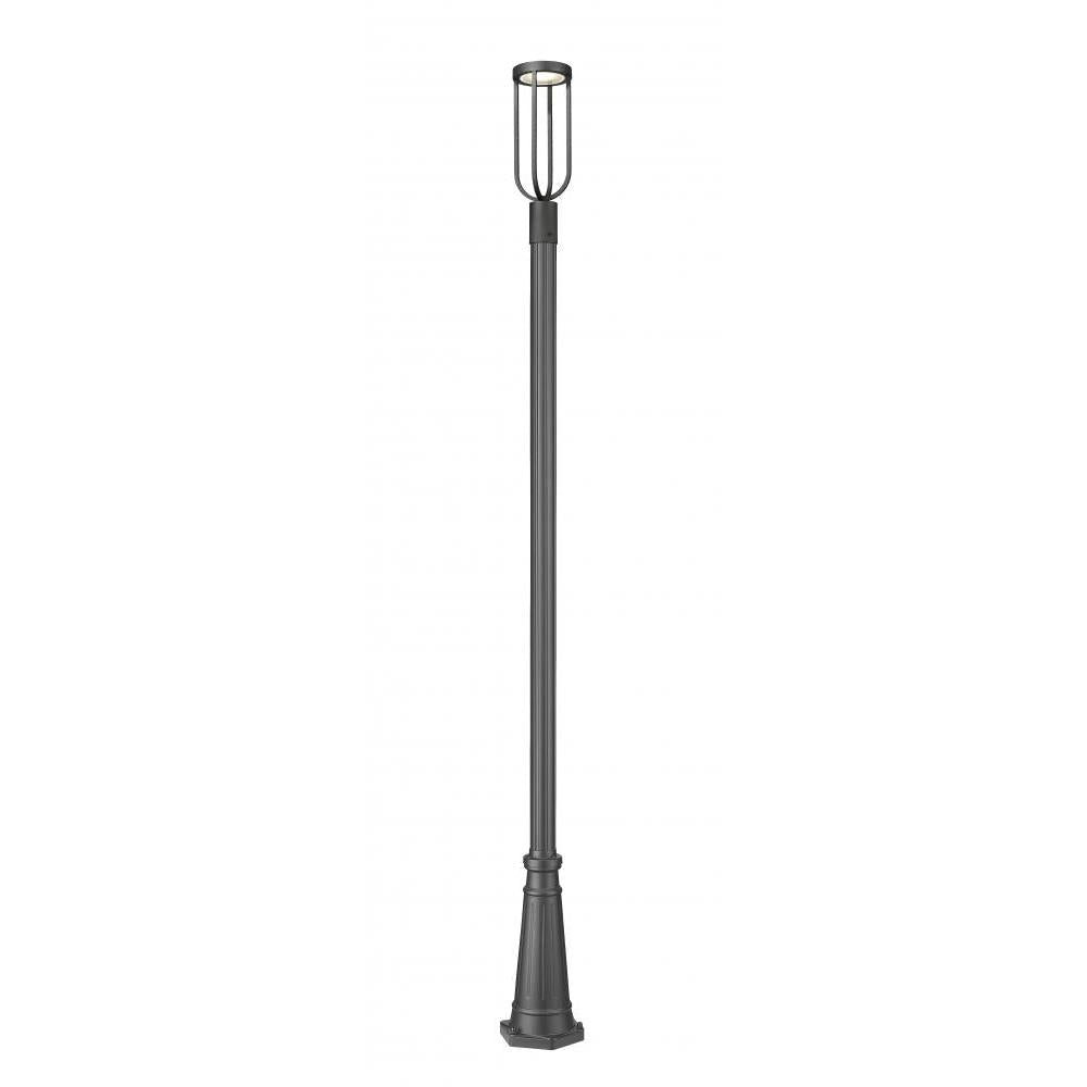 1 Light Outdoor Post Mounted Fixture-Sand Blast