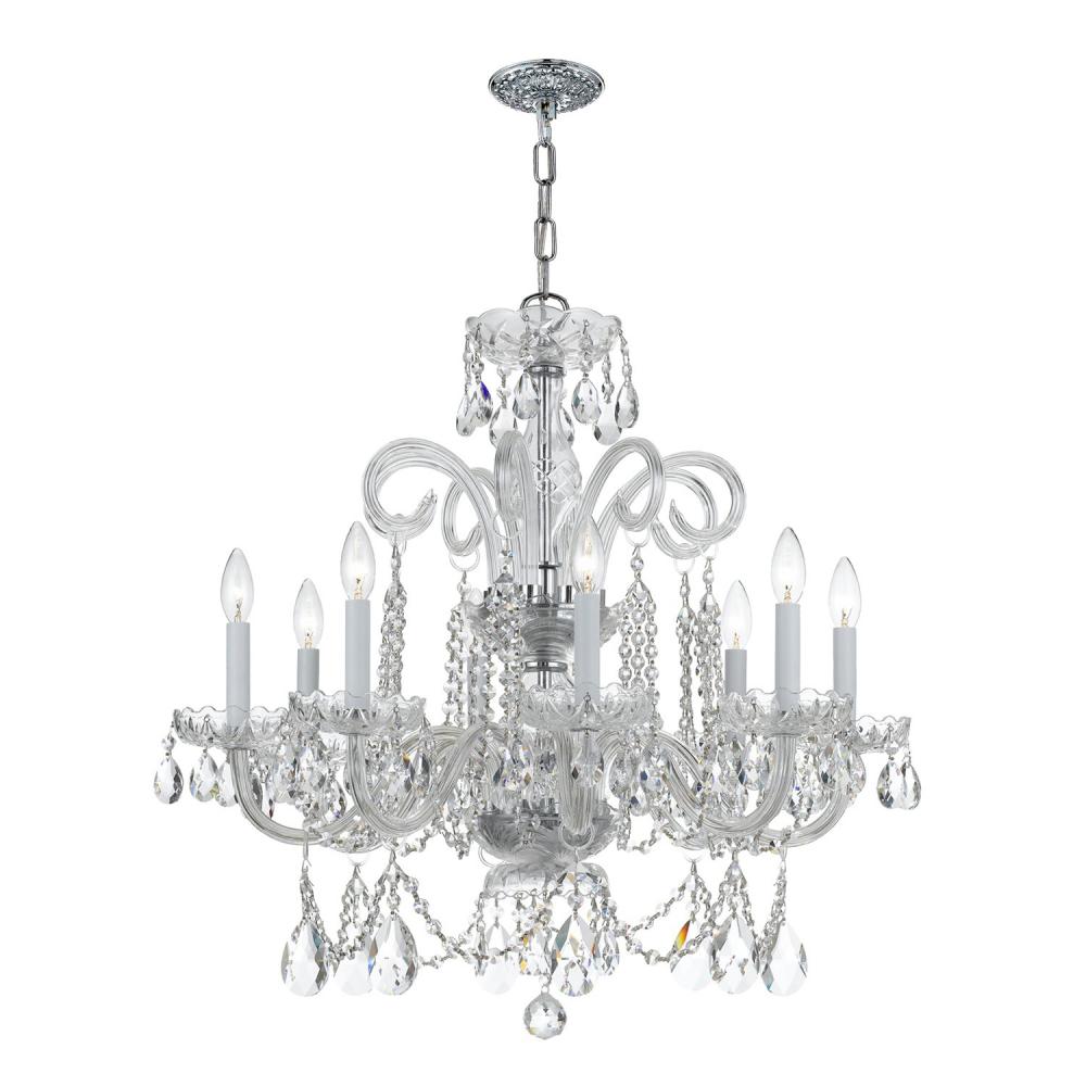 Crystorama TRADITIONAL CRYSTAL 5008-CH-CL-MWP Chandelier Americana - Polished Chrome