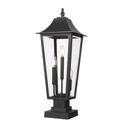 3 Light Outdoor Pier Mounted Fixture