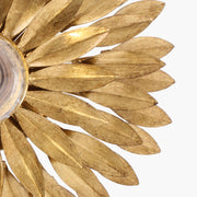 Crystorama Broche 500W-GA – 11 Inch – 1 Light – Sconce – Antique Gold – Damp Rated