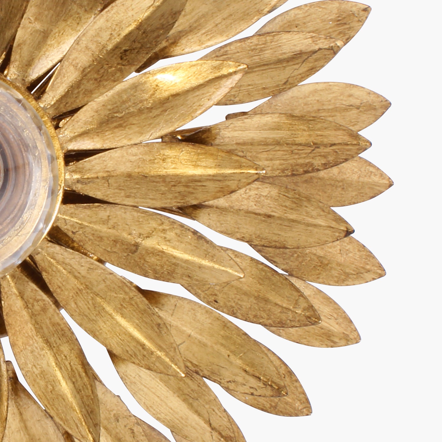 Crystorama Broche 500W-GA – 11 Inch – 1 Light – Sconce – Antique Gold – Damp Rated