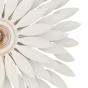 Crystorama Broche 500W-MT – 11 Inch – 1 Light – Sconce – Matte White – Damp Rated