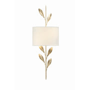Crystorama Broche 501-GA – 8.5 Inch – 2 Light – Sconce – Antique Gold – Dry Rated