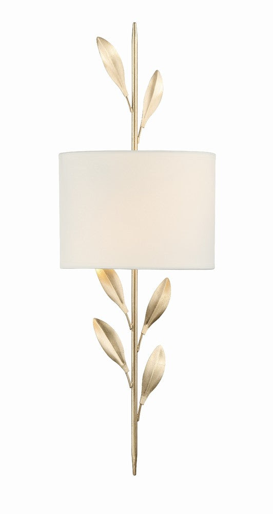 Crystorama BROCHE 501-GA Sconce Contemporary - Antique Gold