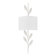 Crystorama Broche 501-MT – 8.5 Inch – 2 Light – Sconce – Matte White – Dry Rated