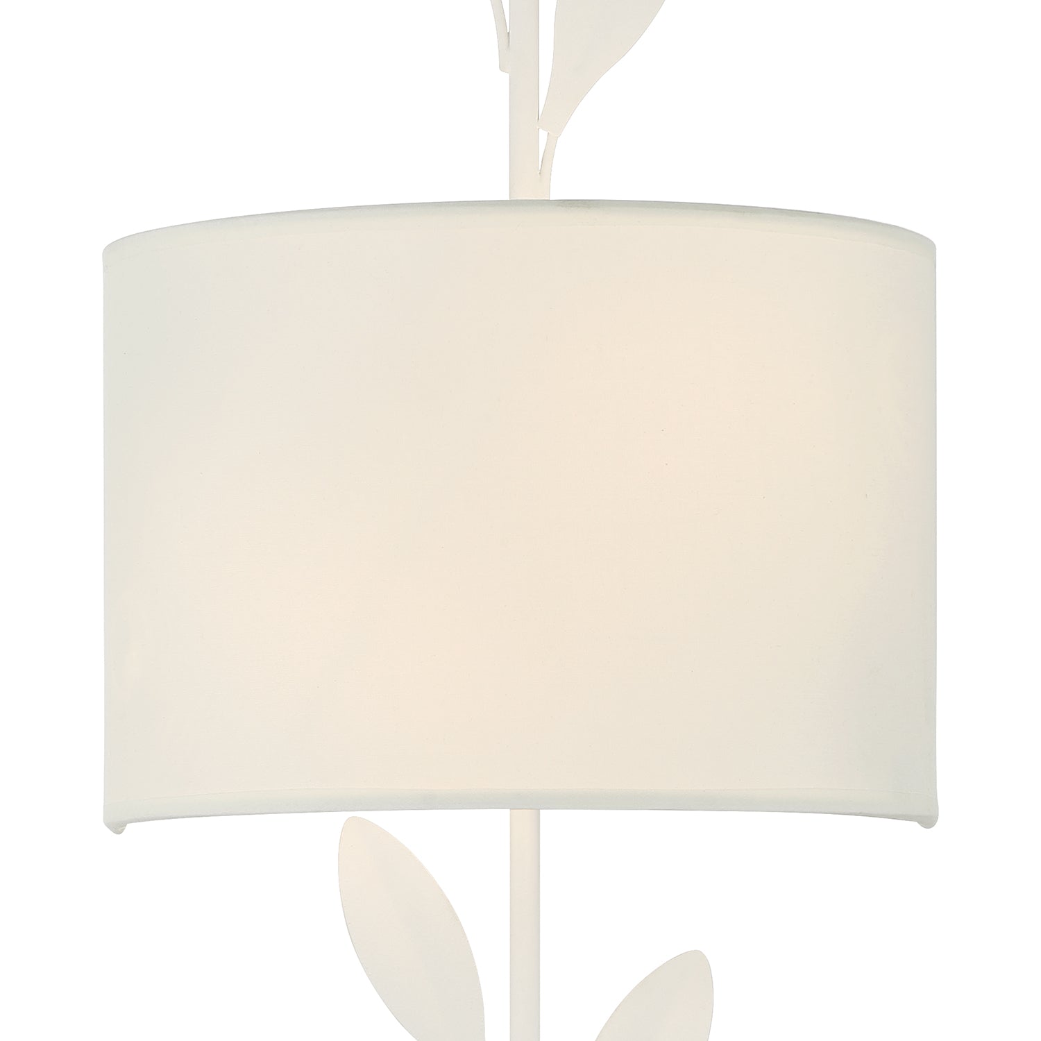 Crystorama Broche 501-MT – 8.5 Inch – 2 Light – Sconce – Matte White – Dry Rated