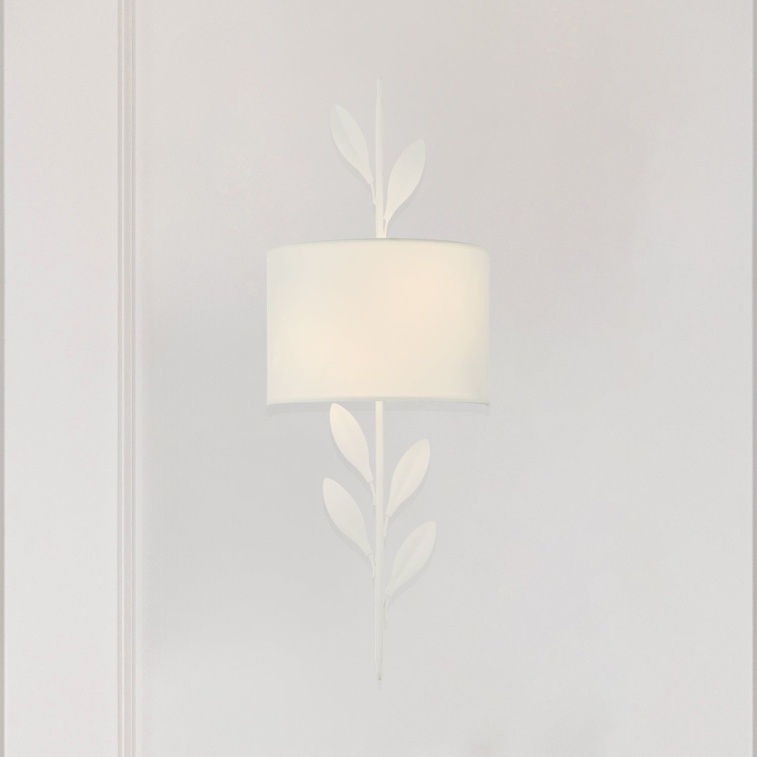 Crystorama Broche 501-MT – 8.5 Inch – 2 Light – Sconce – Matte White – Dry Rated