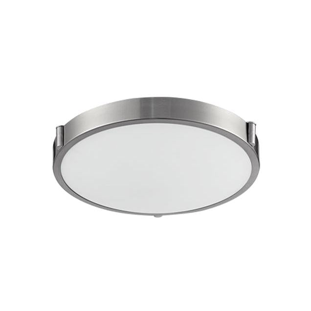 Floyd 13-in Brushed Nickel LED Flush Mount