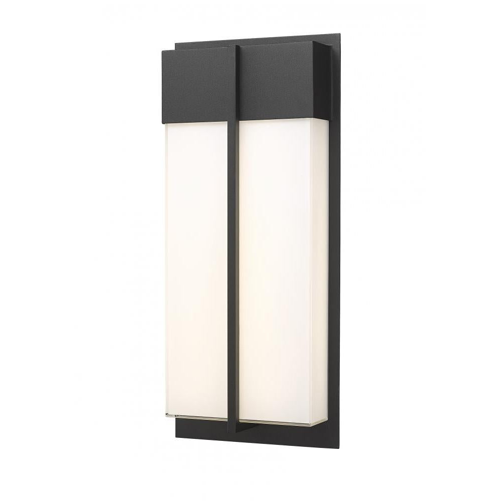 2 Light Outdoor Wall Light-Gloss Opal