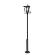 5 Light Outdoor Post Mounted Fixture-Clear Seedy