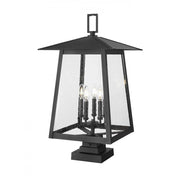 5 Light Outdoor Pier Mounted Fixture-Clear Seedy