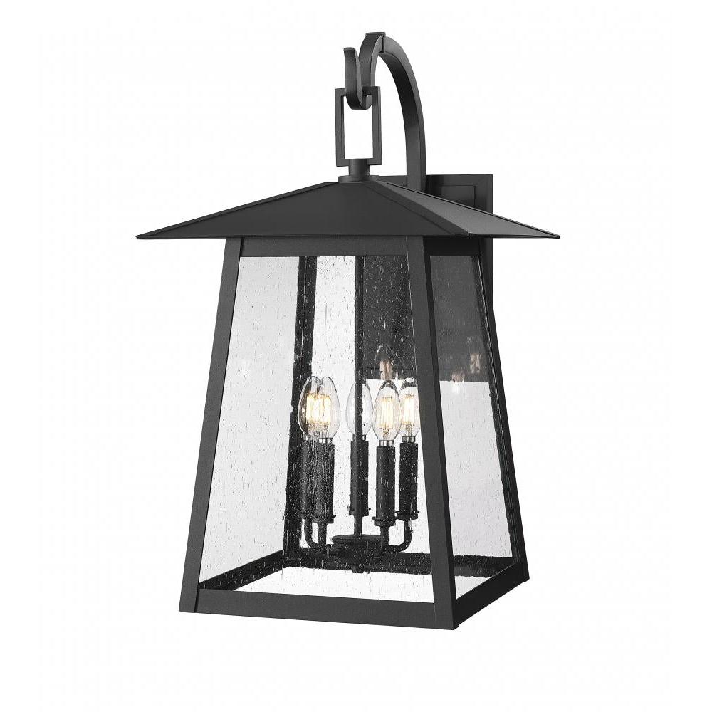 5 Light Outdoor Wall Light-Clear Seedy