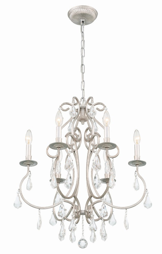 Crystorama ASHTON 5016-OS-CL-MWP Chandelier Contemporary - Olde Silver