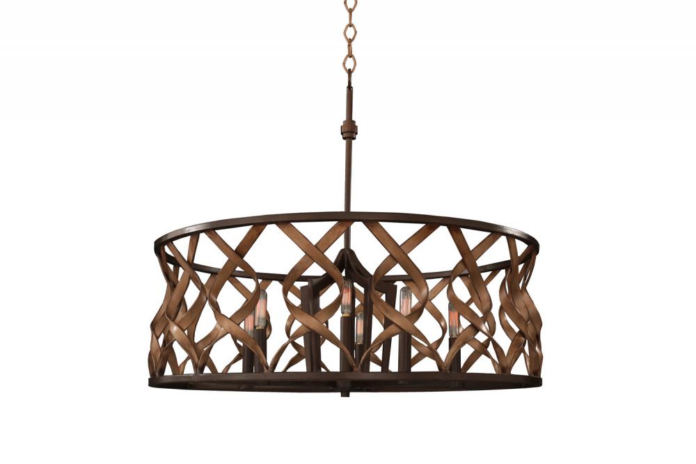 Kalco Lighting SOHO 501853MC Pendant Industrial - Milk Chocolate