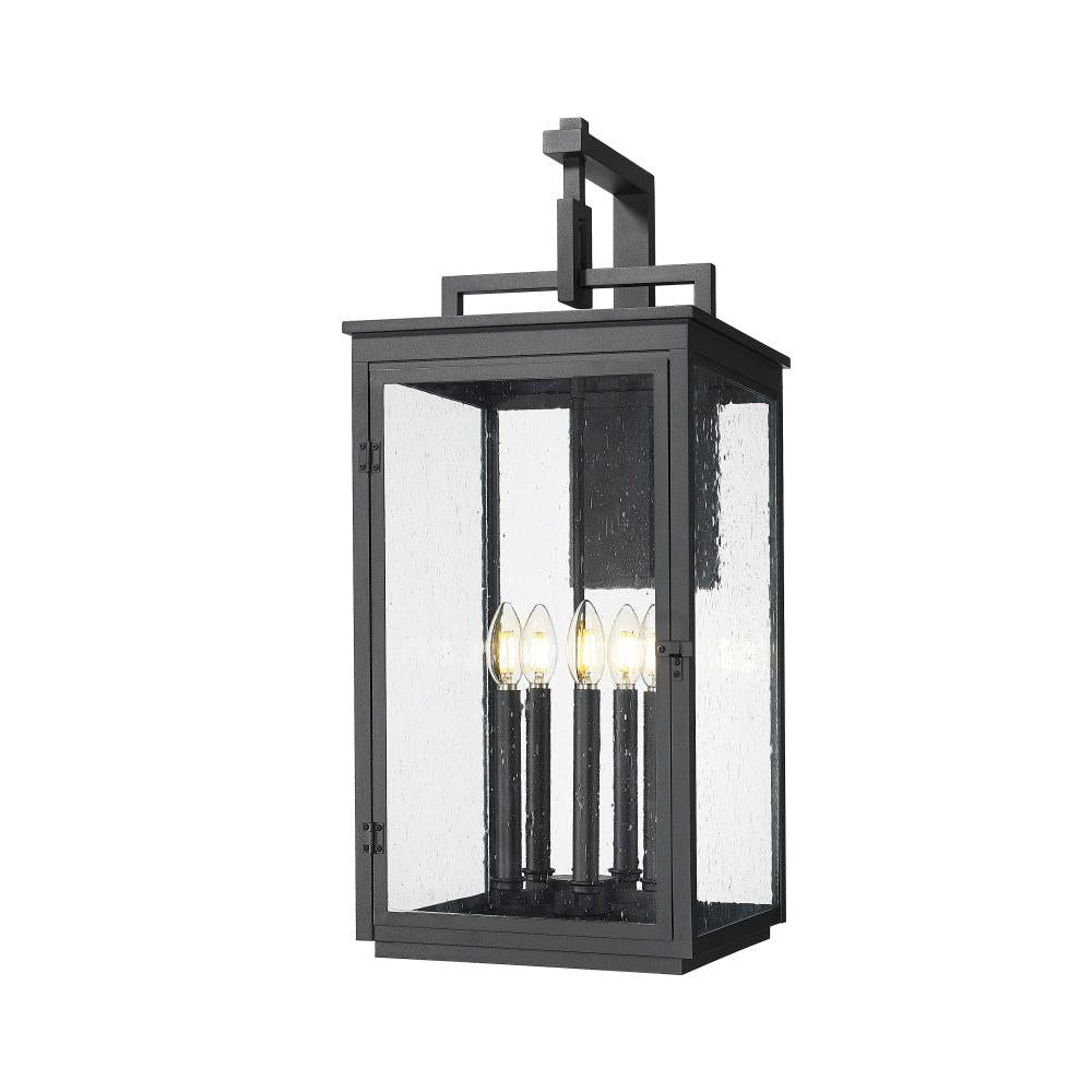 5 Light Outdoor Wall Light-Clear Seedy