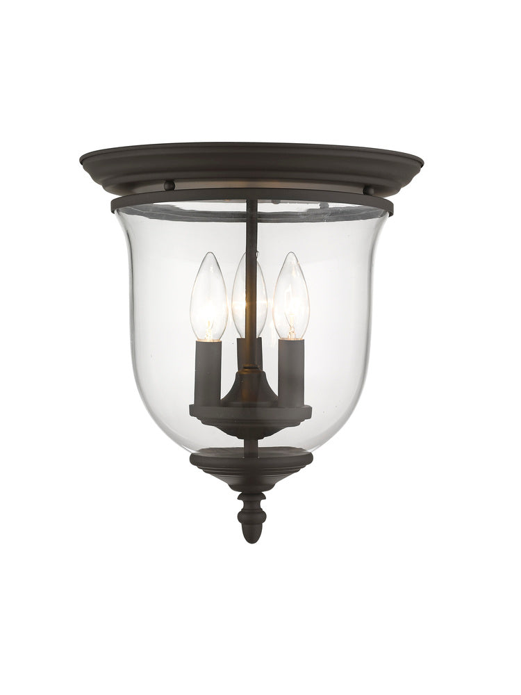 Livex Lighting LEGACY 5021-07 Flush Mount Traditional - Bronze