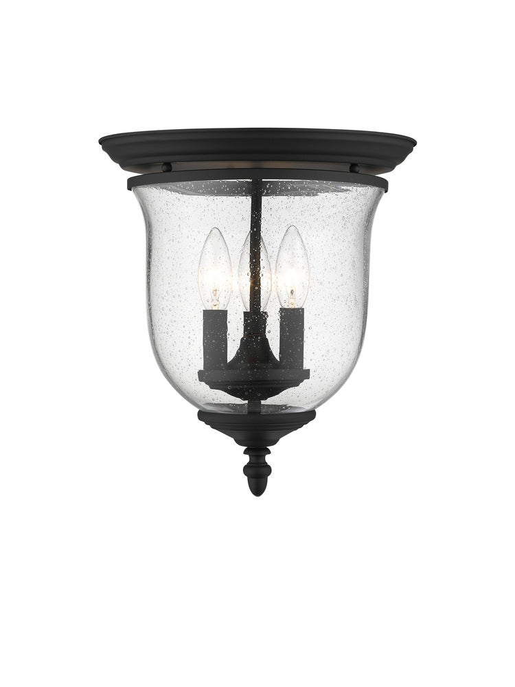 Livex Lighting LEGACY 5024-04 Flush Mount Traditional - Black