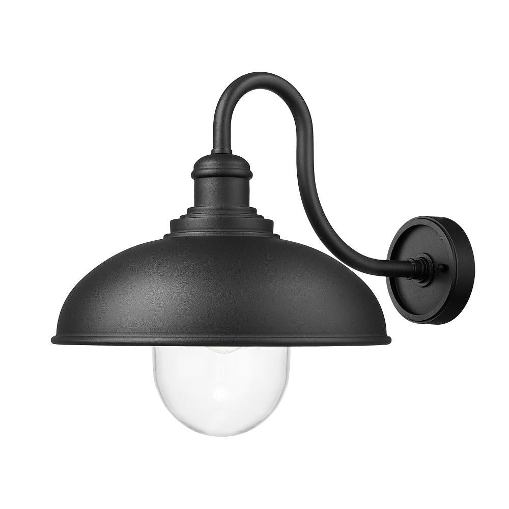 1 Light Outdoor Wall Light-Clear