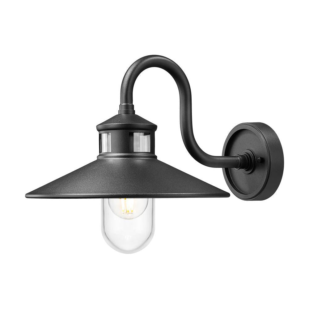 1 Light Outdoor Wall Light-Clear