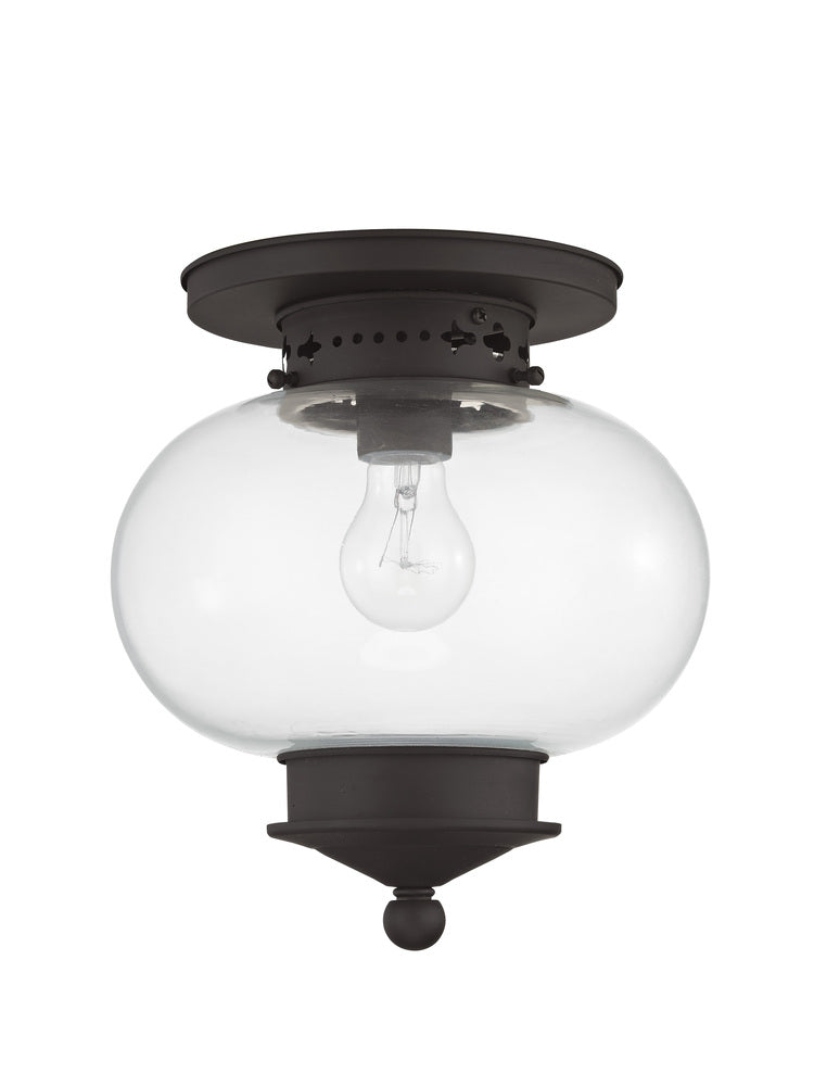 Livex Lighting HARBOR 5032-07 Flush Mount Traditional - Bronze